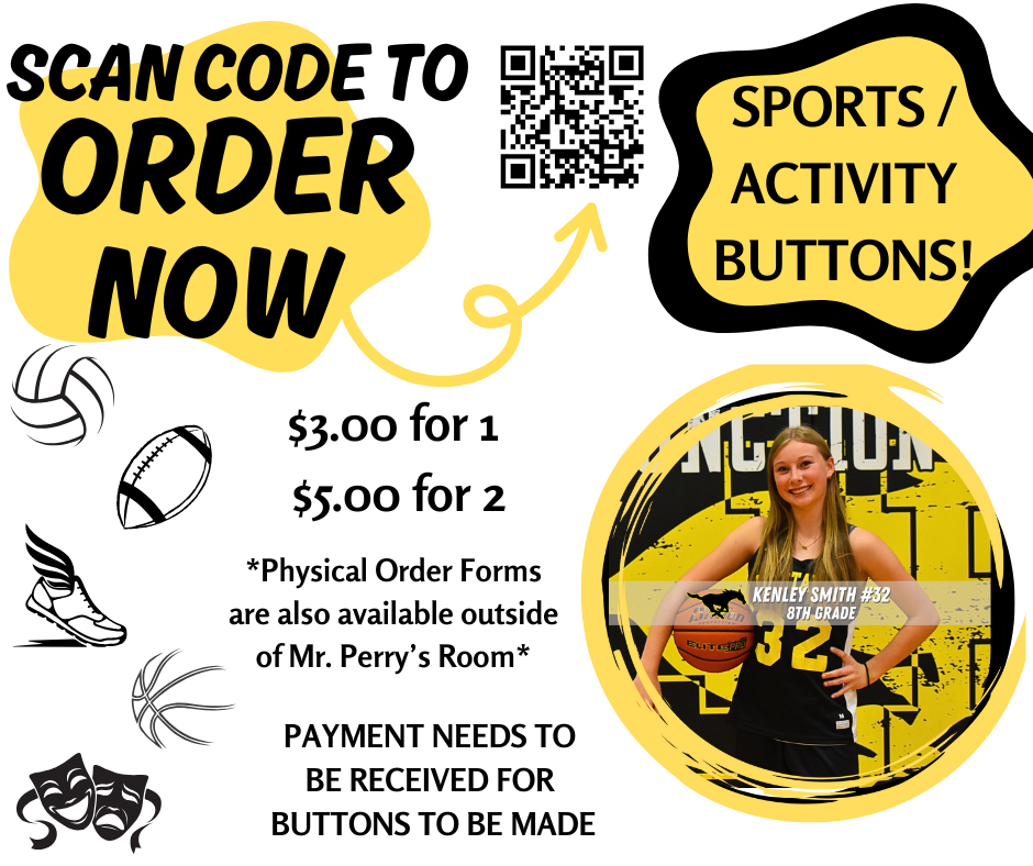 Order your sports / activity buttons now!
